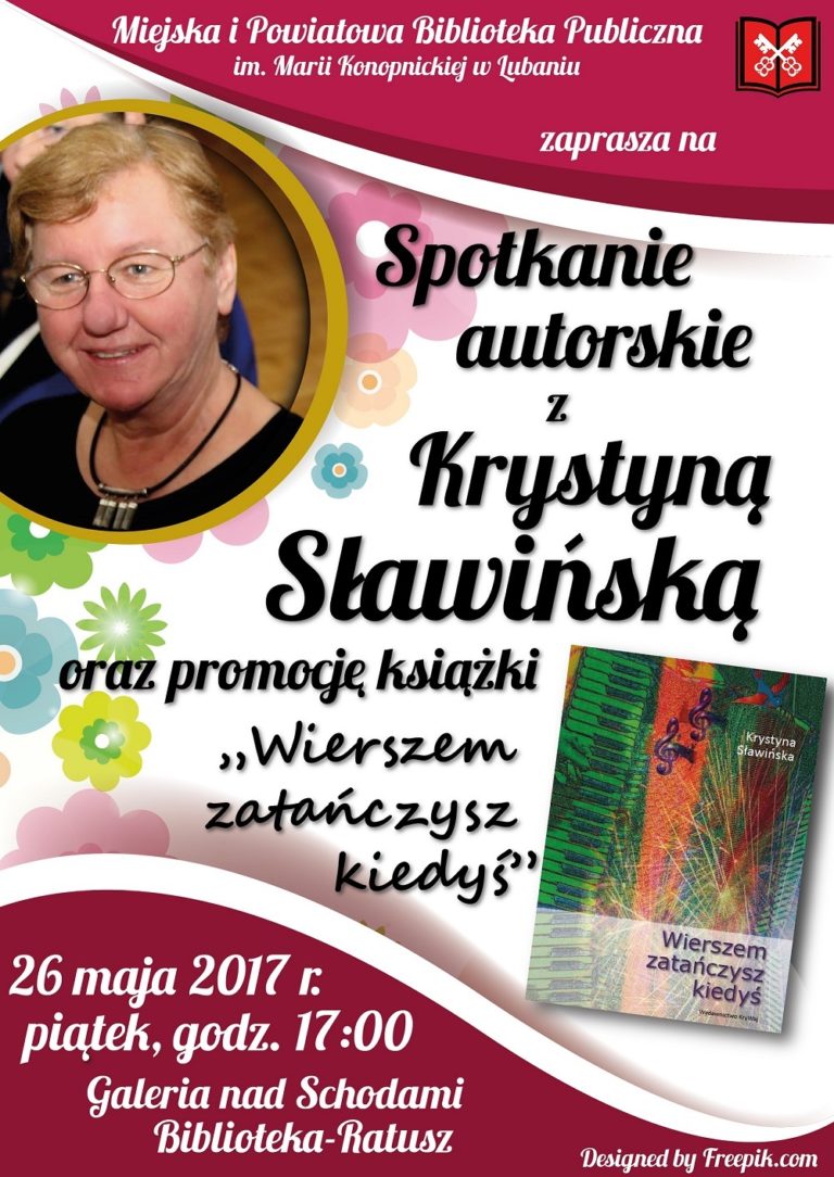 Spotkanie autorskie z Krystyną Sławińską