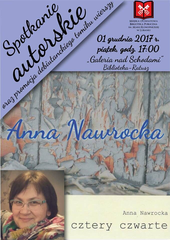 Spotkanie autorskie z Anną Nawrocką