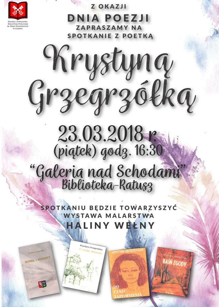 Spotkanie z poetką Krystyną Grzegrzółką