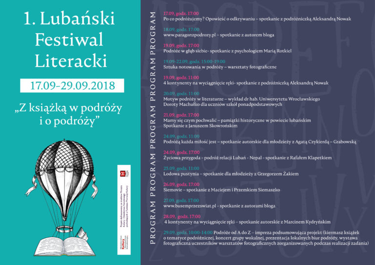 Lubański Festiwal Literacki 2018