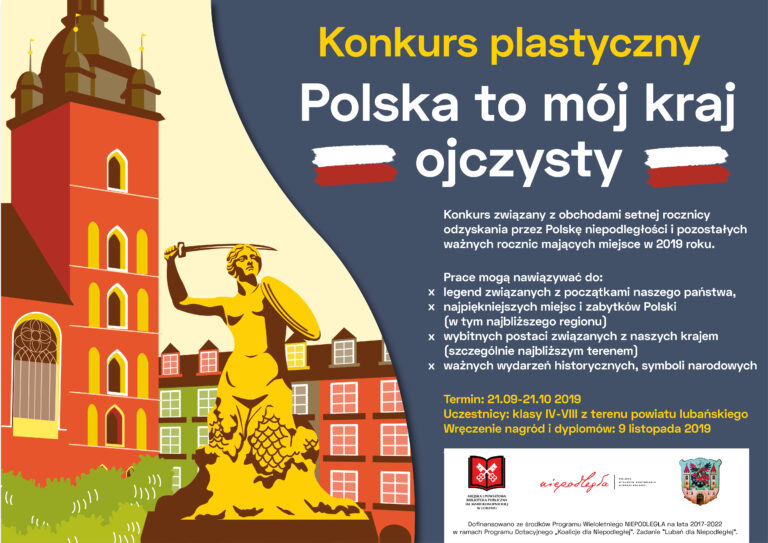 Konkurs Plastyczny – Polska to mój kraj ojczysty