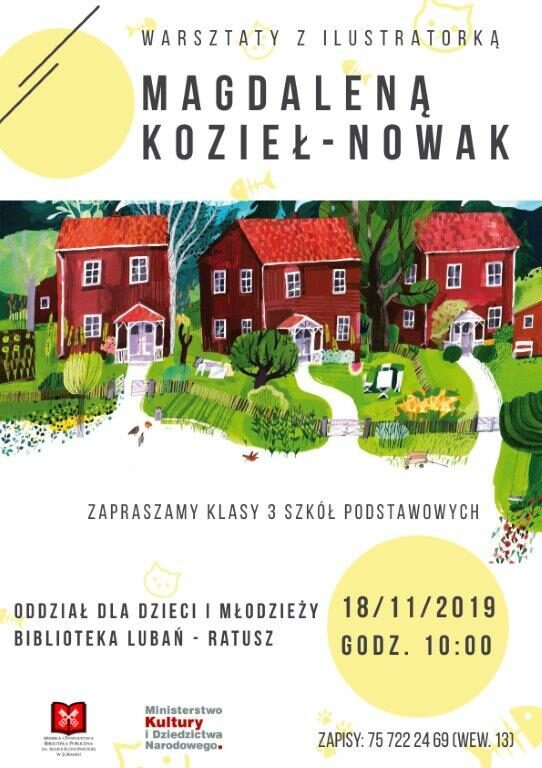 Warsztaty z ilustratorką Magdaleną Kozieł-Nowak