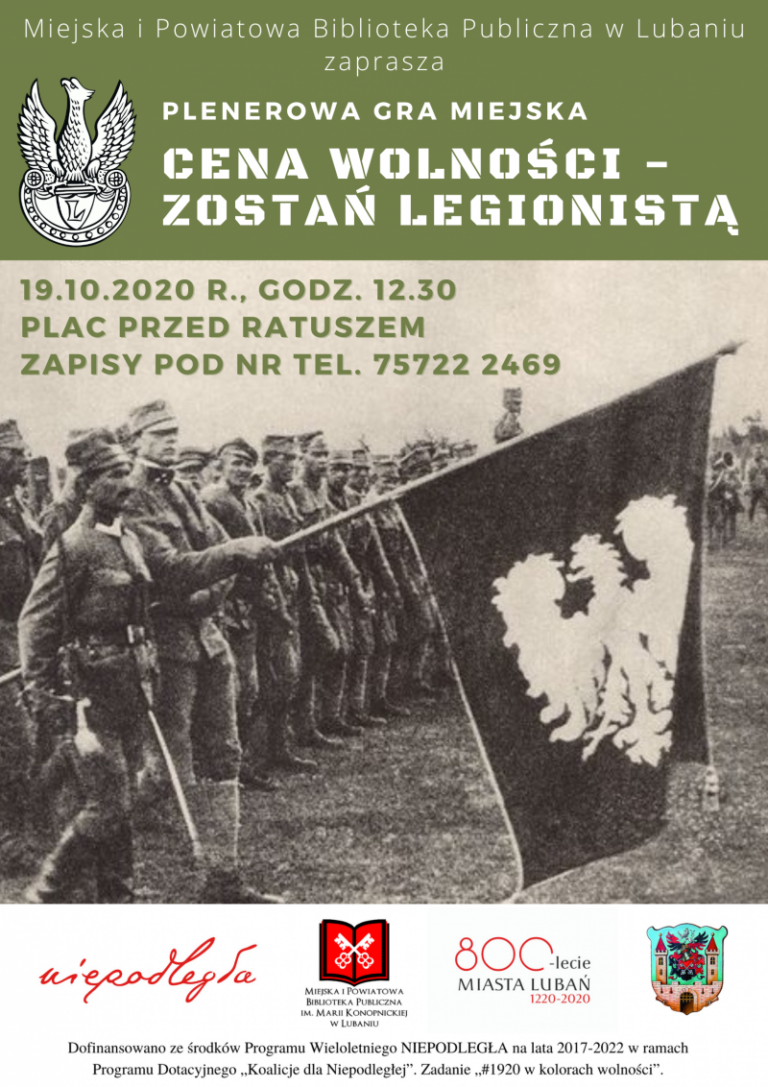 Cena wolności – zostań legionistą