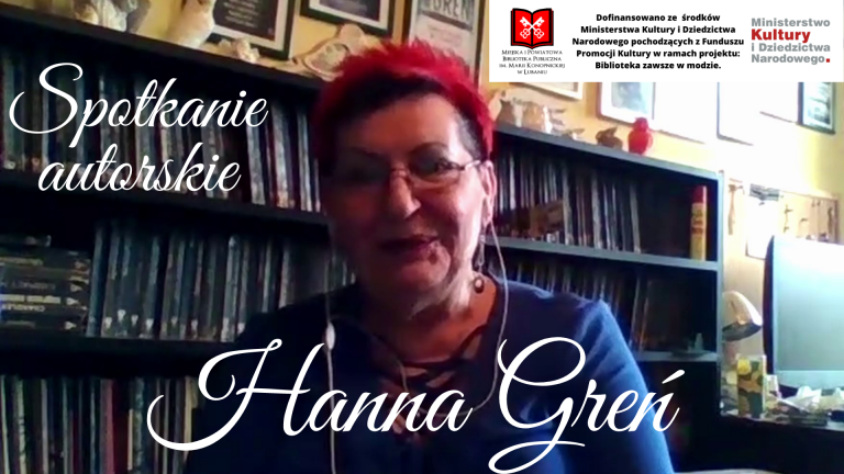 Hanna Greń – spotkanie autorskie online.