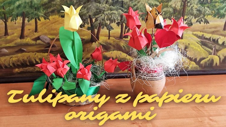 Tulipany origami