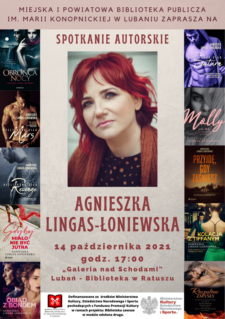 Agnieszka Lingas-Łoniewska – spotanie autorskie