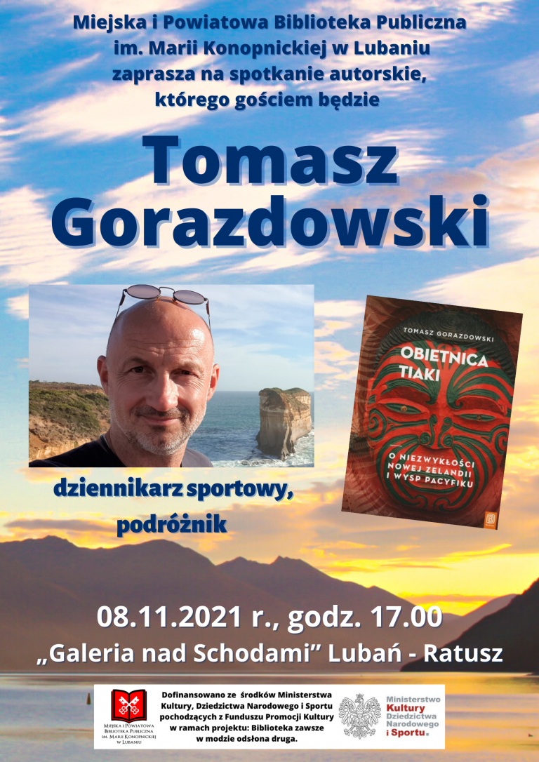 Tomasz Gorazdowski – spotkanie autorskie