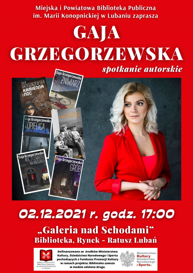 Gaja Grzegorzewska – spotkanie autorskie