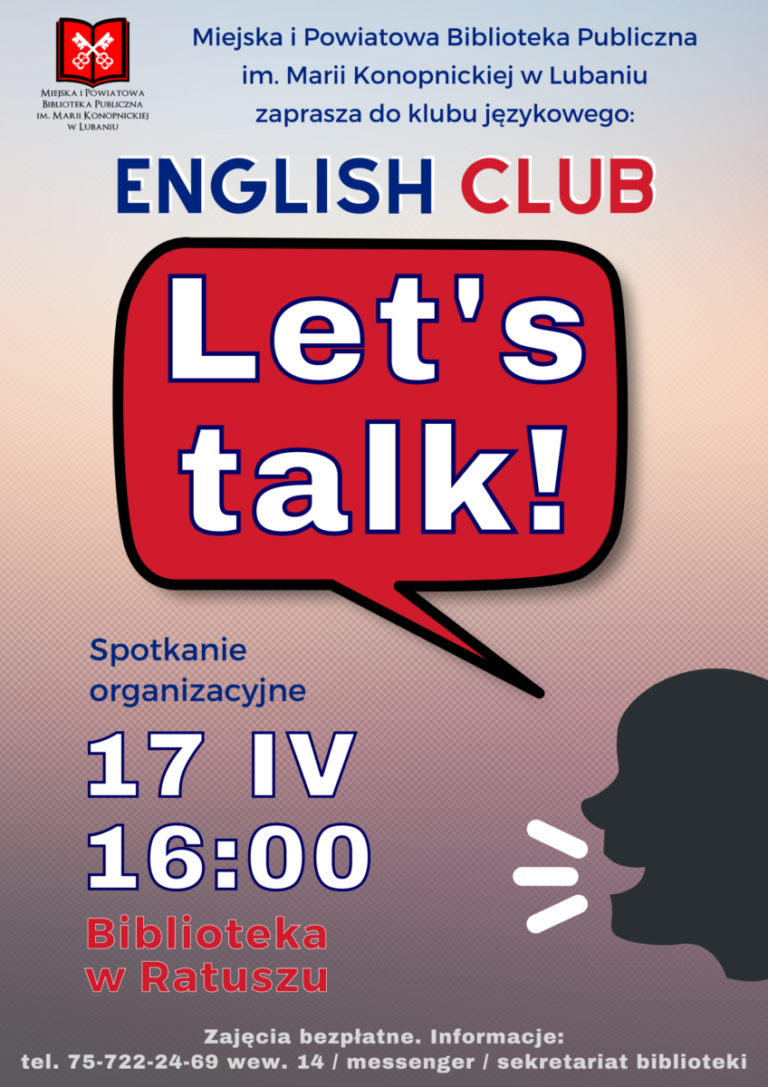 Let’s talk! – English club