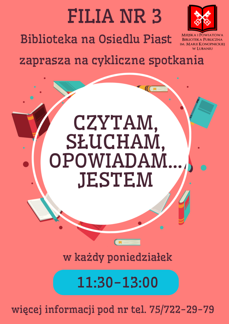 „Czytam, słucham, opowiadam… jestem” spotkania na Filii nr 3