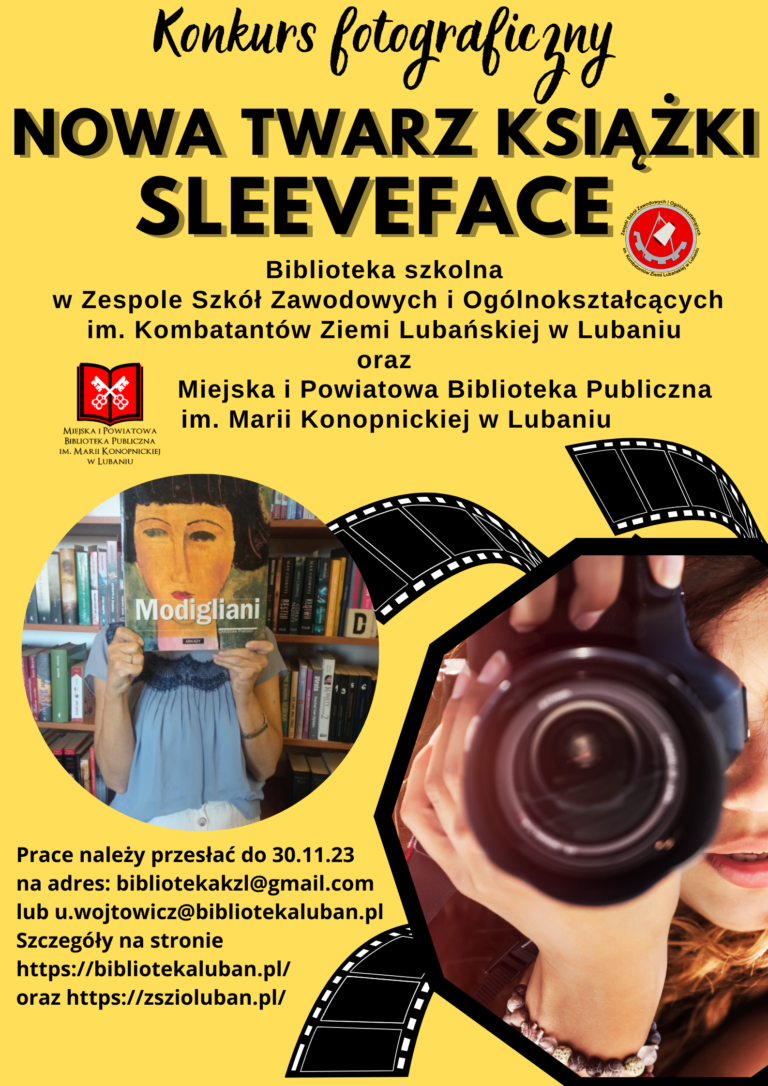Konkurs fotograficzny Nowa twarz książki – Sleeveface
