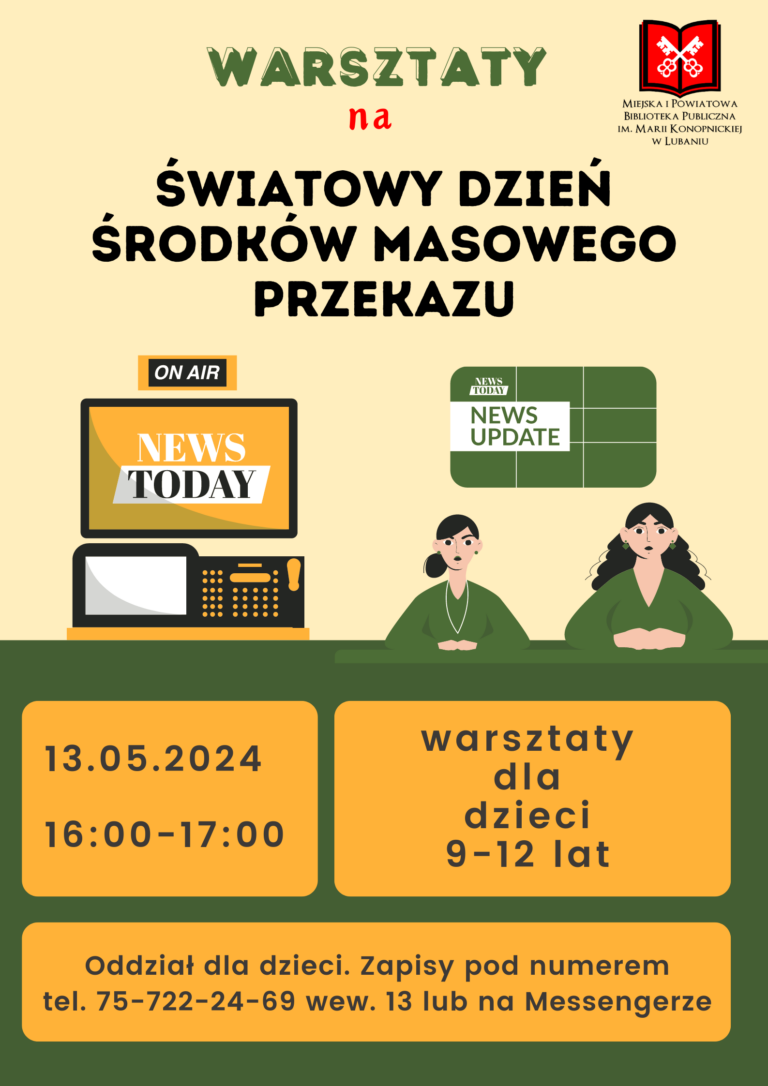 Warsztaty – Dzień Środków Masowego Przekazu