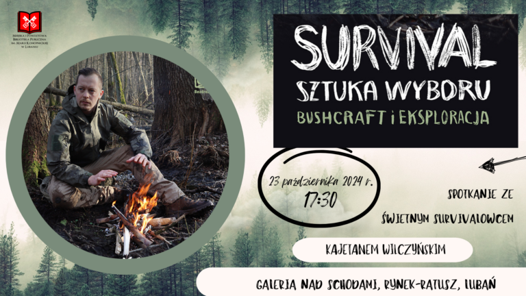 Survival i bushcrafting z Kajetanem Wilczyńskim