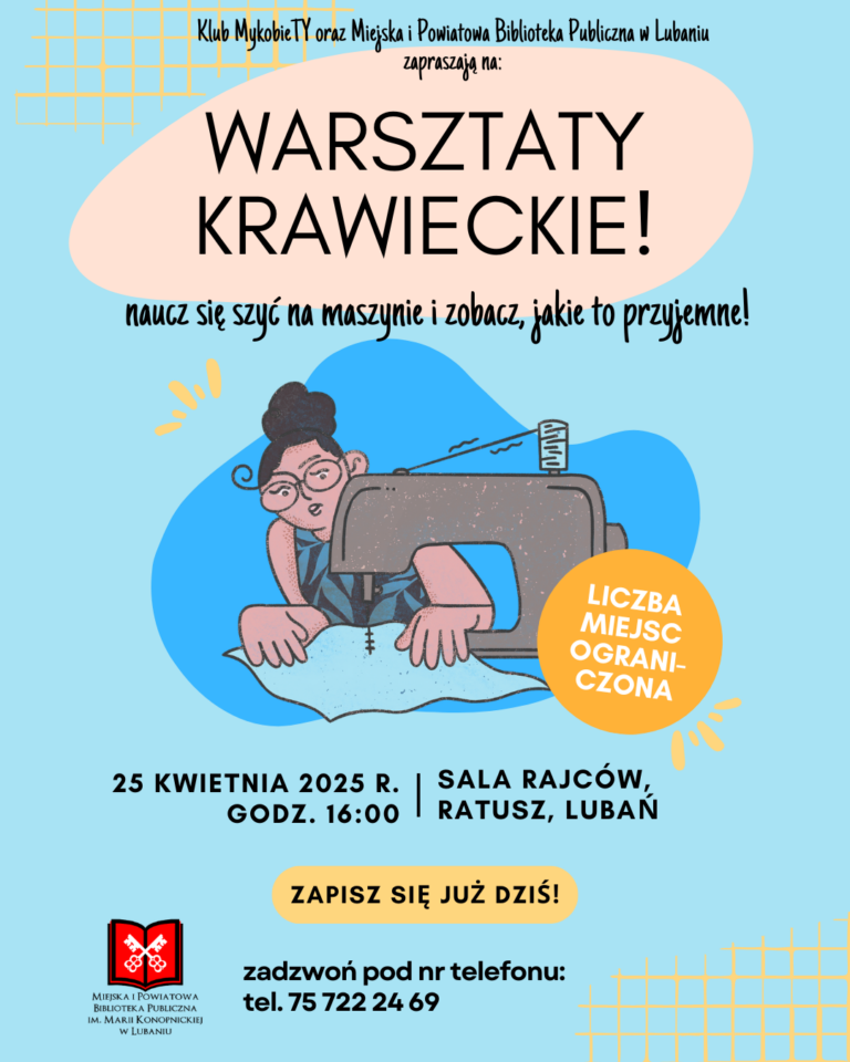 Nowe zapisy na naukę z maszyny do szycia