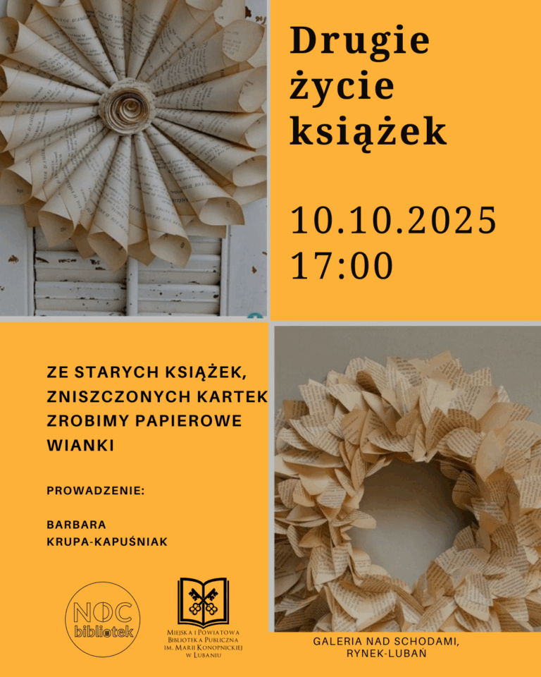Drugie życie książek – warsztaty
