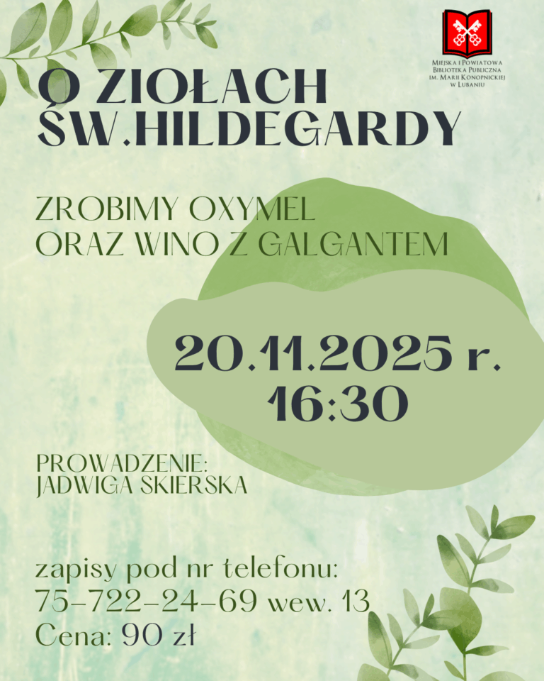 Warsztaty wg św. Hildegardy