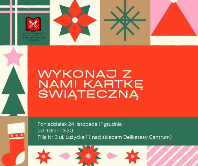 Wykonaj z nami kartkę świąteczną