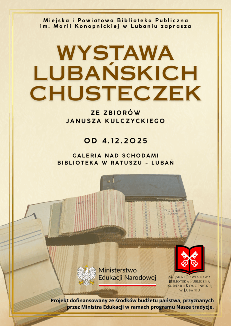 Wystawa lubańskich chusteczek