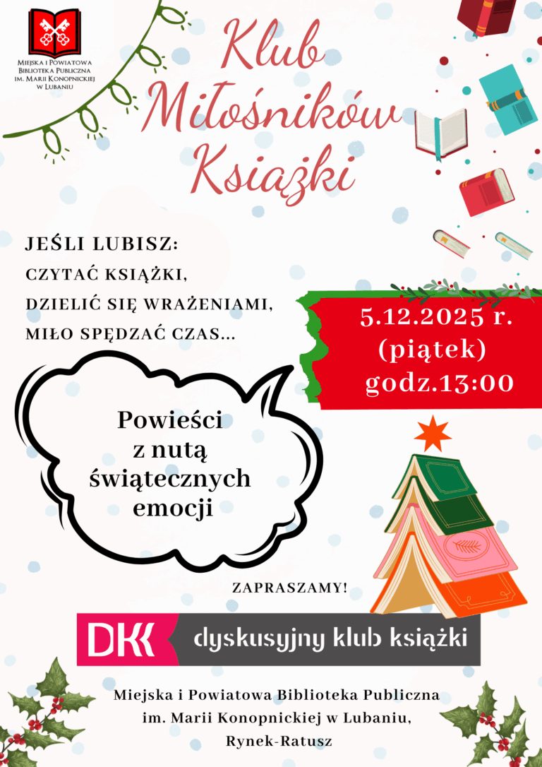 Kolejne spotkanie Klubu Miłośników Książki