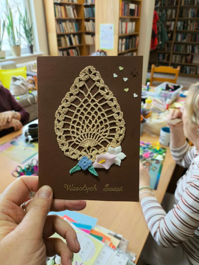 Świąteczne kartki w Filii nr 3