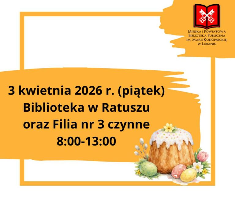 3 kwietnia czynne do godz 13:00