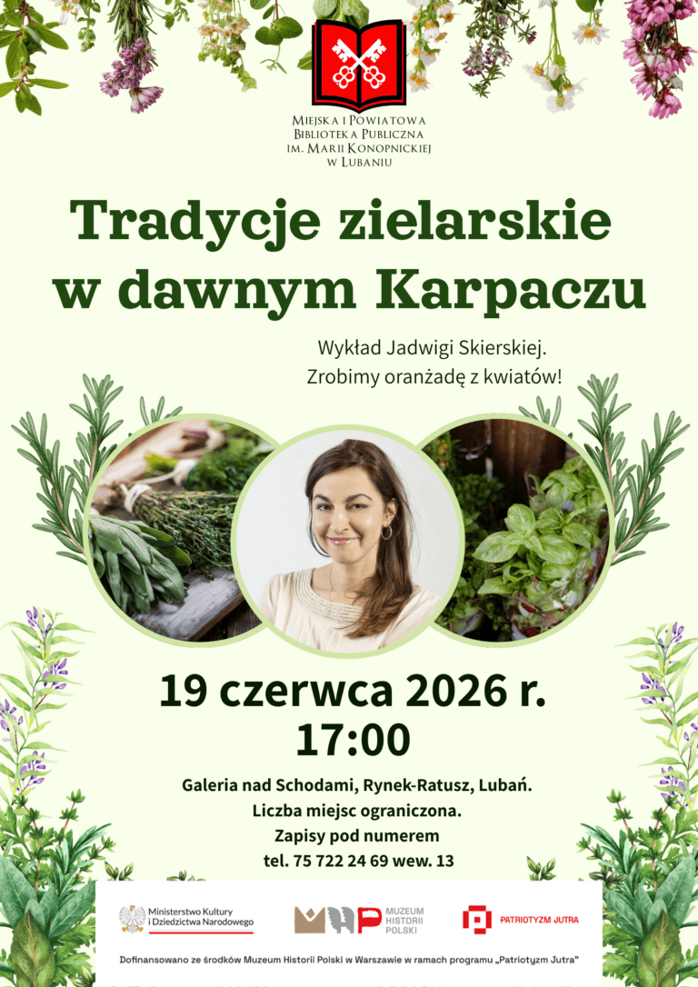 Tradycje zielarskie w dawnym Karpaczu – wykład Jadwigi Skierskiej