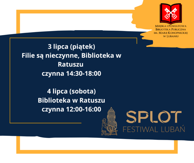 Biblioteka na Splot Festiwal Lubań