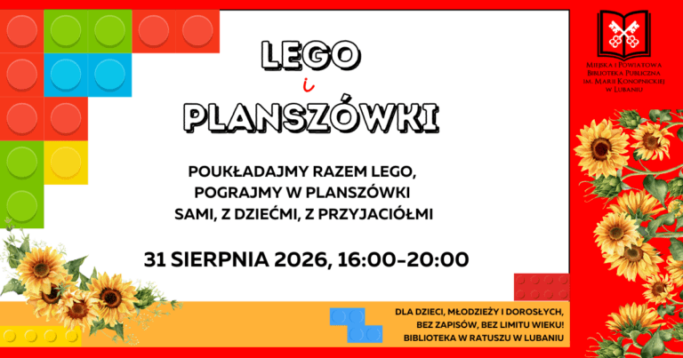 LEGO i planszówki na koniec lata
