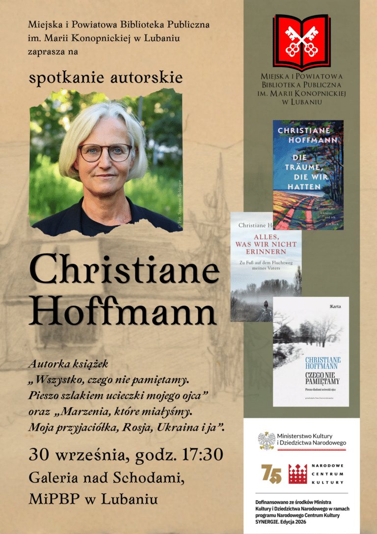 550 km śladami ojca. Spotkanie z pisarką Christine Hoffmann