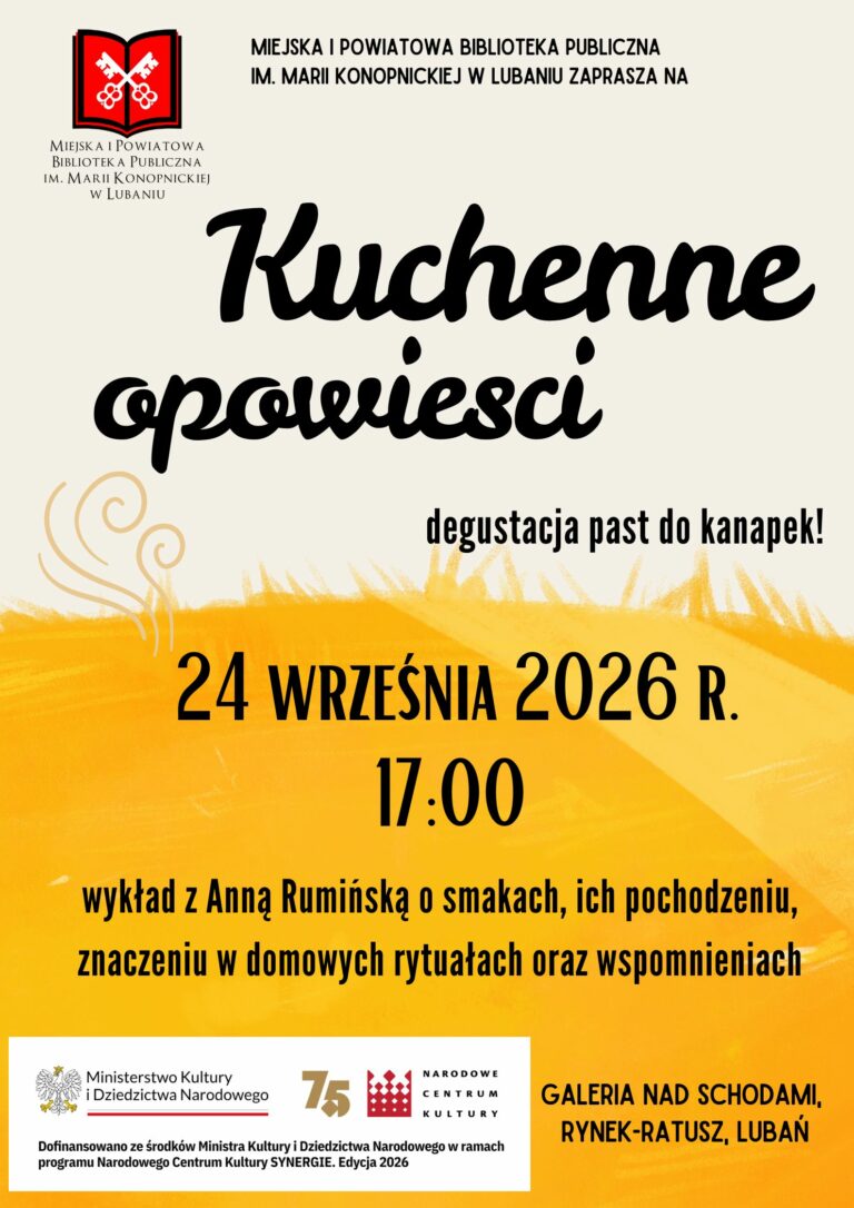 Kuchenne opowieści Anny Rumińskiej – wykład