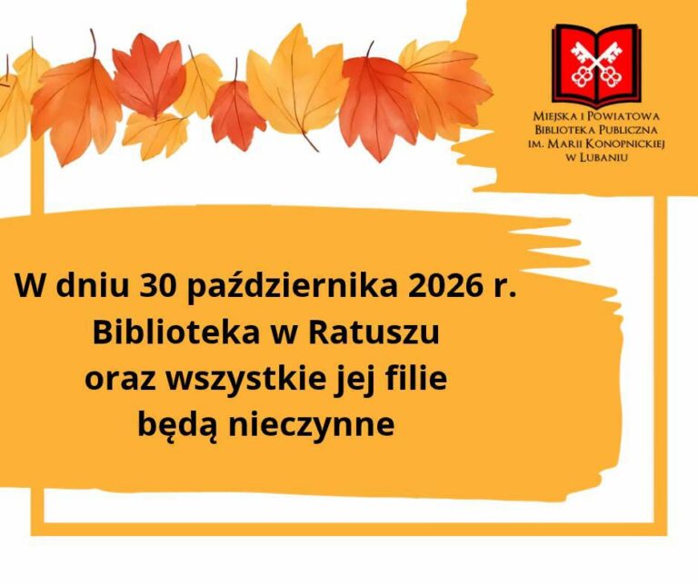 30 października nieczynne
