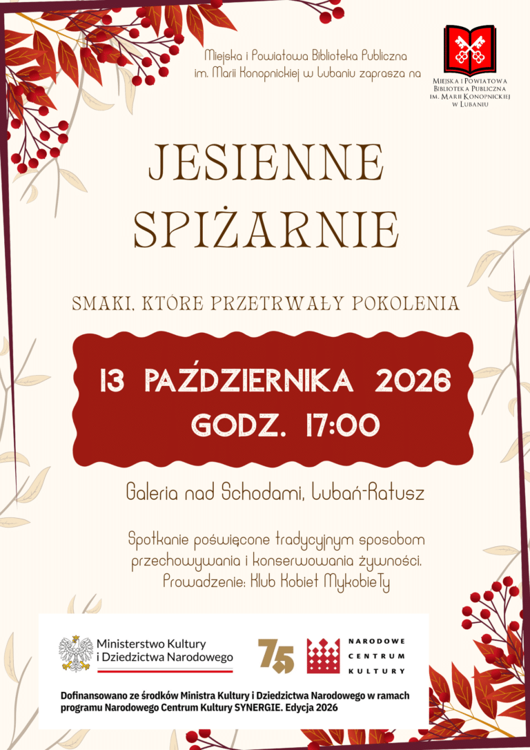 Jesienne spiżarnie – spotkanie kulinarne